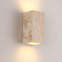Wall Light Travertine Stone Minimalist Outdoor Design | Livane