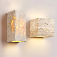 Wall Light Travertine Stone Minimalist Outdoor Design | Livane