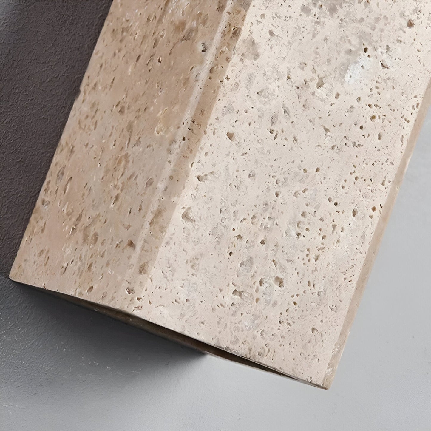 Wall Light Travertine Stone Minimalist Outdoor Design | Livane