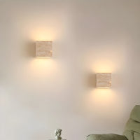 Wall Light Travertine Stone Minimalist Outdoor Design | Livane