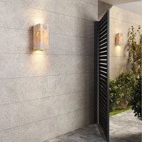 Wall Light Travertine Stone Minimalist Outdoor Design | Livane