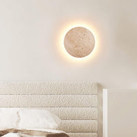 Wall Light Travertine Stone Modern Minimalist Style | Tinero