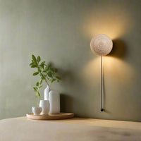 Wall Light Travertine Stone Modern Minimalist Style | Tinero