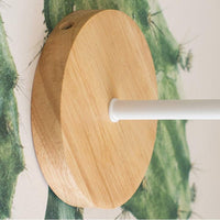 Wall Light Wood Iron in Nordic Japandi Style | Olvane