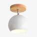 Wall Light Wood LED Adjustable Metal Globe Scandinavian | Tarvelo