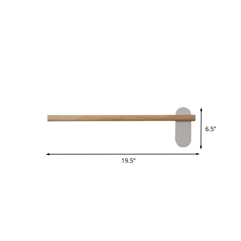 Wall Light Wood LED Linear Minimalist Bathroom | Waloria