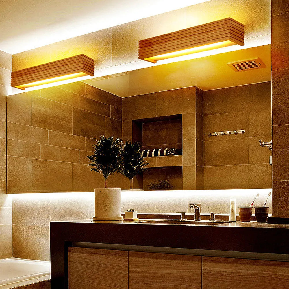 Wall Light Wood LED in Nordic Style | Tenova