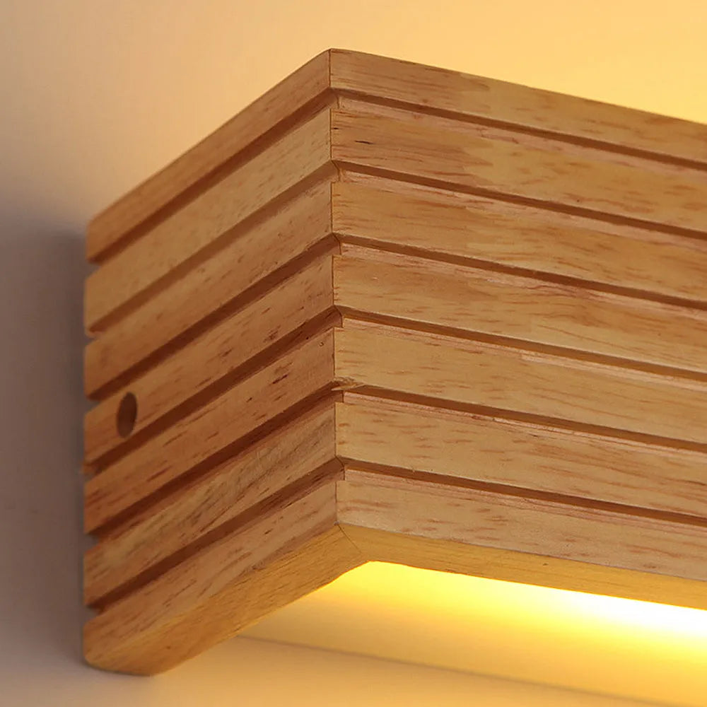 Wall Light Wood LED in Nordic Style | Tenova