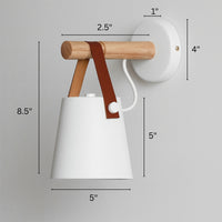 Wall Light Wood LED in Scandinavian Style | Kelvio