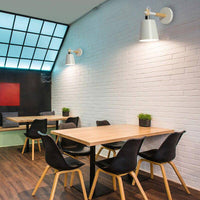 Wall Light Wood Metal Nordic Style | Mavesan