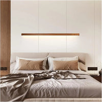 Wall Light Wood Mirror in Nordic Style | Noriel