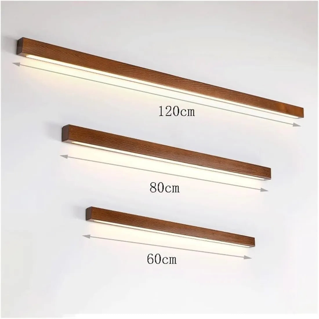 Wall Light Wood Mirror in Nordic Style | Noriel