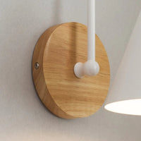 Wall Light Wood and Metal Curved Design Modern Interior | Rofani
