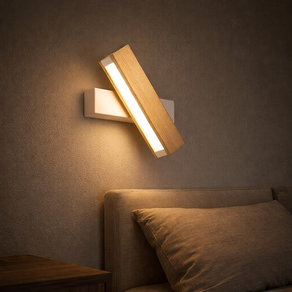 Wall Light Wooden LED Reading Design Modern Interior | Portex