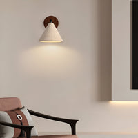 Wall Light Yellow Travertine LED Natural Style | Travion