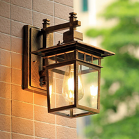 Wall light aluminium with glass cover for outdoor use - Veylo