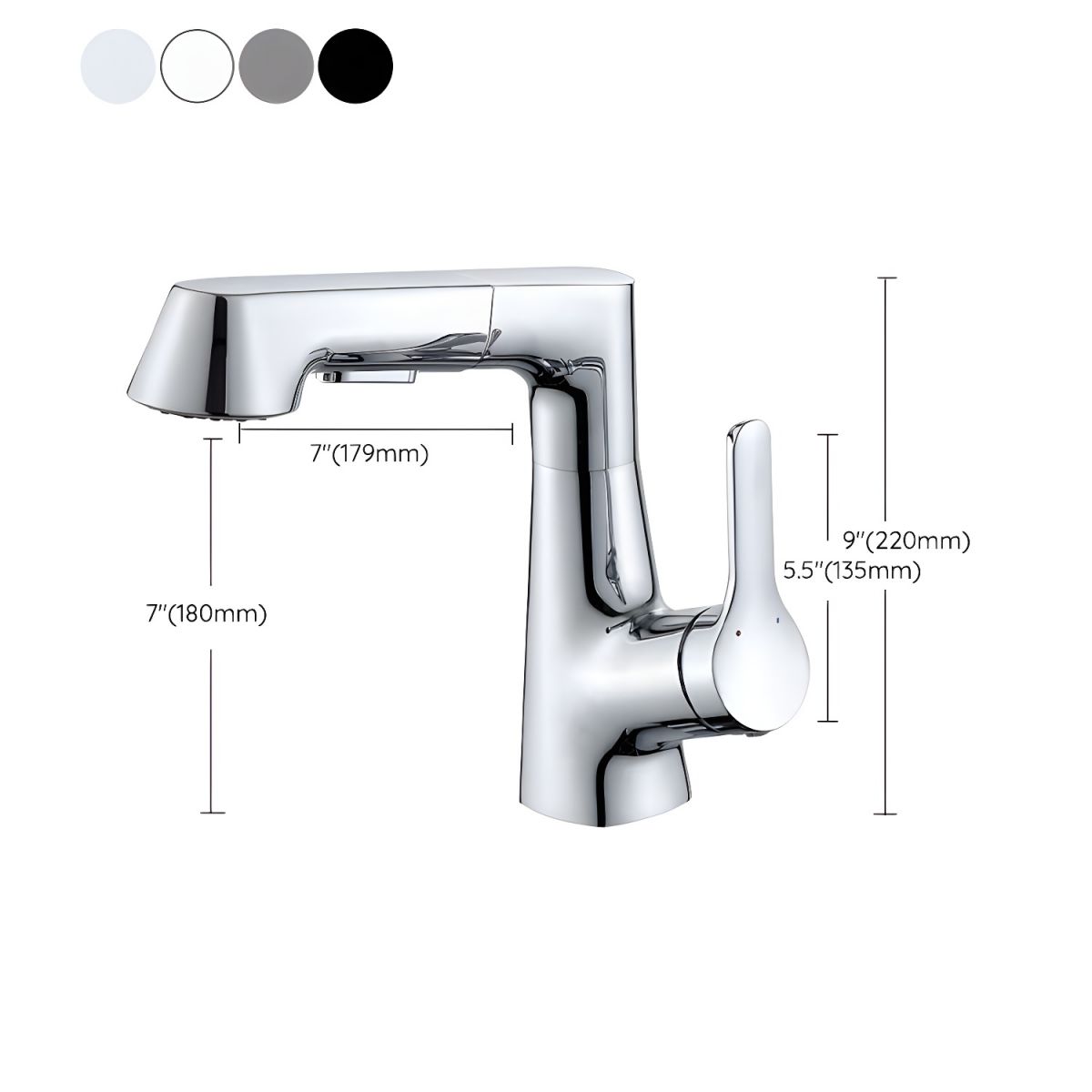 Washbasin Tap Copper Body Modern Bathroom Design | Aquviro