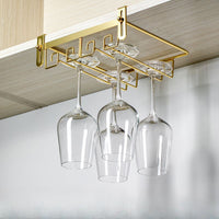 Wine Glass Rack with Metal Alloy Art Deco Style | Viloni