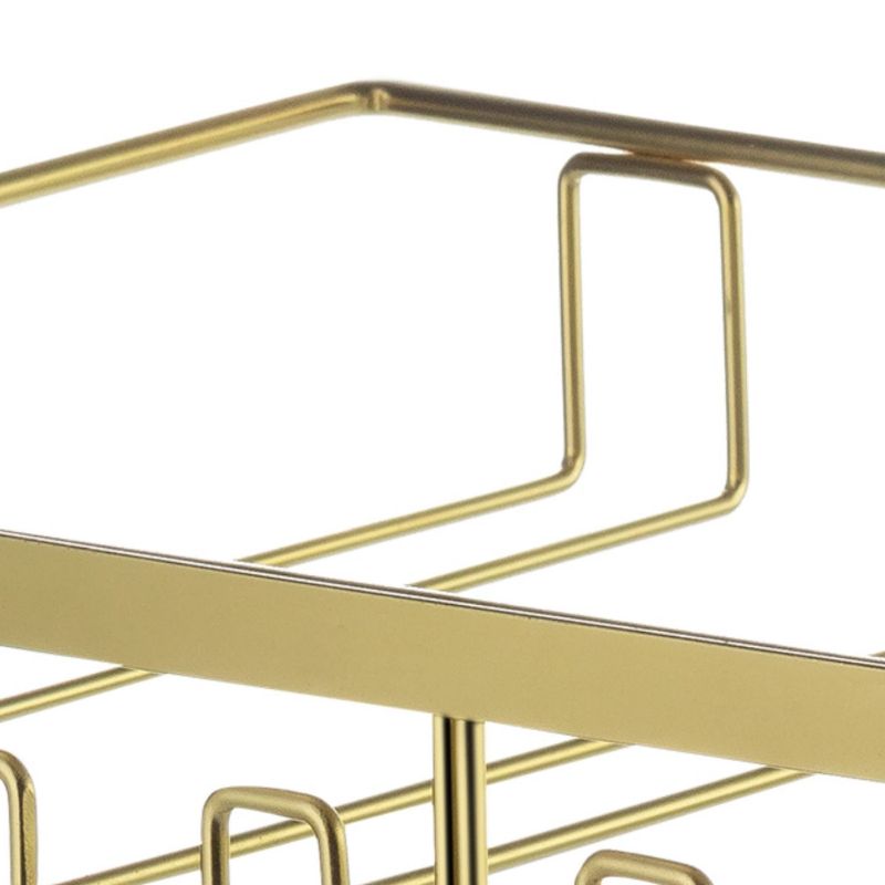 Wine Glass Rack with Metal Alloy Art Deco Style | Viloni