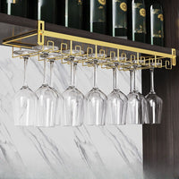 Wine Glass Rack with Metal Alloy Art Deco Style | Viloni