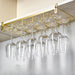 Wine Glass Rack with Metal Alloy Art Deco Style | Viloni